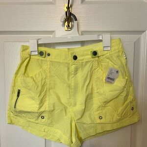 Free People shorts, Medium, color sour citrus
